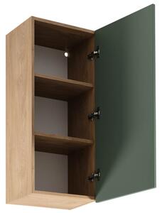 SORENTO pg | horní skříňka G45 policová | 45 cm | PRAVÁ | puccini/zelená