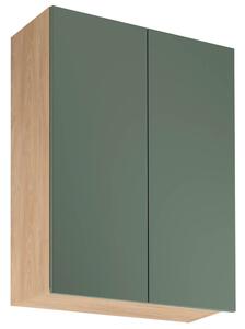 SORENTO pg | horní skříňka G80 policová | 80 cm | puccini/zelená