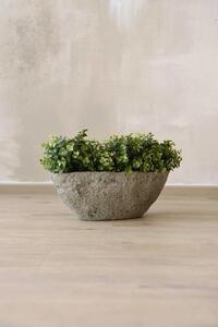 Mísa na květiny BARCO, vláknocement, délka 44 cm, šedá