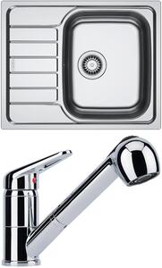 Set Franke N103 (dřez SKN 611-62 + baterie FC 9547.031 Chrom) 101.0731.383