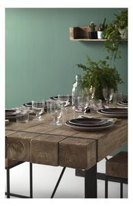 Jídelní stůl s kovovými nohami Geese Robust, 200 x 90 cm
