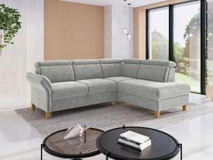 ROHOVÁ SEDAČKA, textil, světle šedá Sit & More - Sedací soupravy, Online Only