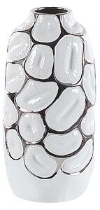 Dekorativní váza keramická 28 cm bílá CENABUM