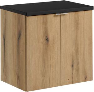Sada skříňka Comad Nova Oak NOVA OAK A 82-60-2D, deska Comad Nova Black NOVA BLACK B 89-60