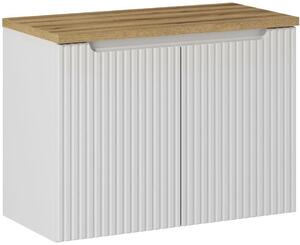 Sada skříňka Comad Nova White NOVA WHITE 82-80-2D, deska Comad Nova Oak NOVA OAK A 89-80
