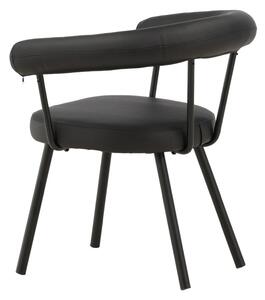 Jídelní židle Västerås x Josefin Lustig, 2ks, černá, D60xS68xV73