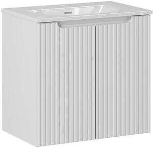 Sada skříňka Comad Nova White NOVA WHITE 82-60-2D, umyvadlo Comad Sky 3 SKY 3 60CM DP (E-8099-3-60)