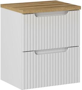 Sada skříňka Comad Nova White NOVA WHITE 82-50-2S, deska Comad Nova Oak NOVA OAK A 89-50