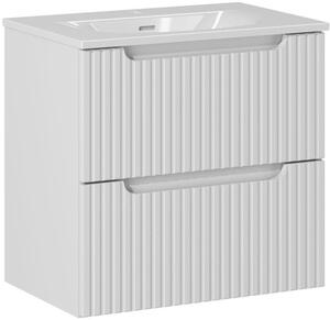 Sada skříňka Comad Nova White NOVA WHITE 82-60-2S, umyvadlo Comad Sky 3 SKY 3 60CM DP (E-8099-3-60)