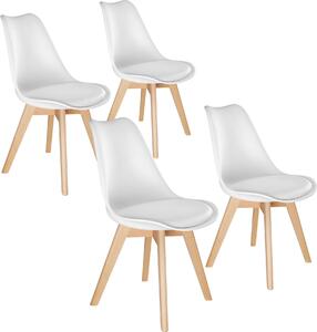 Tectake® Set jídelní židle Frederikke Scandi-Design 49 x 53 x 82 cm