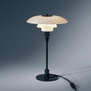 Louis Poulsen Stolní lampa PH 3/2, tmavě modrá, Ø 28 cm, Modrá, Obývací pokoj / jídelna, Mosaz, Design