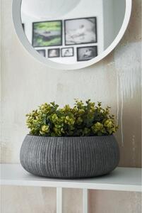 Mísa na květiny PERA, sklolaminát, průměr 31 cm, antracit