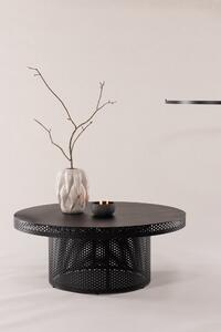 Konferenční stolek West End x Josefin Lustig, černý, ⌀100