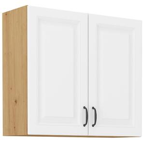 STILO ab | horní skříňka 80G-72 2F se 2 policemi | 80 cm | artisan/bílá
