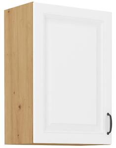 STILO ab | horní skříňka 50G-72 1F s 2 policemi | 50 cm | artisan/bílá | UNI dvířka