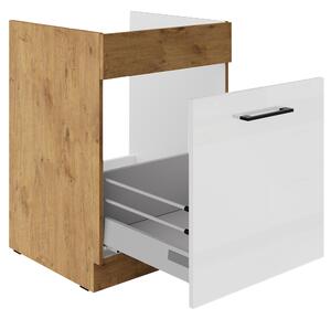 VIGO b | dolní skříňka 60ZL 1S na dřez | 60 cm | PREMIUM BOX | lancelot/bílá lesk