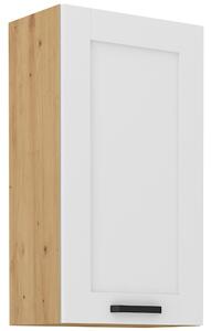 LUNA ab | horní skříňka 50 G-90 1F s policemi | 50 cm | VYSOKÁ | UNI dvířka | artisan/bílá