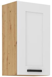 LUNA ab | horní skříňka 40 G-72 1F s policemi | 40 cm | UNI dvířka | artisan/bílá