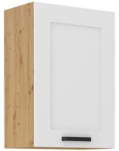 LUNA ab | horní skříňka 50 G-72 1F s policemi | 50 cm | UNI dvířka | artisan/bílá