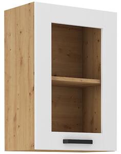 LUNA ab | horní skříňka 40 GS-72 1F s policí | 40 cm | UNI dvířka | artisan/bílá