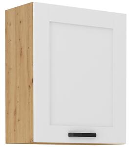 LUNA ab | horní skříňka 60 G-72 1F s policemi | 60 cm | UNI dvířka | artisan/bílá