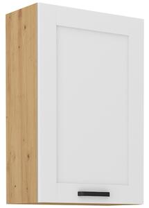 LUNA ab | horní skříňka 60 G-90 1F s policemi | 60 cm | VYSOKÁ | UNI dvířka | artisan/bílá