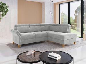 ROHOVÁ SEDAČKA, textil, barvy stříbra Sit & More - Sedací soupravy, Online Only