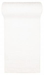 Makro Abra Běhoun Shaggy DELHI 7388A Jednobarevný bílý Šíře: 60 cm