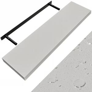 Nástěnná police FIGO + konzole, 90cm, bílá Casaria