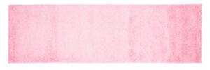 Makro Abra Koberec Běhoun Shaggy DELHI 7388A PINK Jednobarevný růžový Rozměr: 60x200 cm
