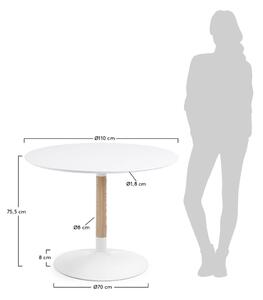 Jídelní stůl Kave Home Tic, ⌀ 110 cm