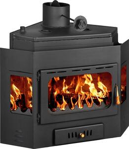 Krbová vložka PRITY A W16 | 5 + 16 kW | Celkem 21 kW | Ø200 mm | 34 l kotel | Krbová kamna pro ústřední vytápění