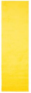 Makro Abra Běhoun Shaggy DELHI 7388A Jednobarevný žlutý Šíře: 60 cm