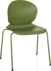 Hjh OFFICE čtyřnohá židle T36 VI plastová židle, max. nosnost 130 kg