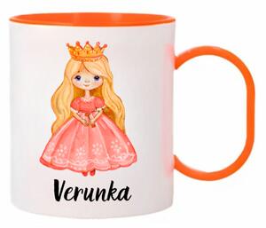 Plastový hrníček Princezna