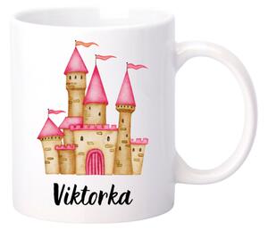 Keramický hrníček Hrad pro princezny