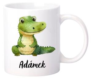 Keramický hrníček Krokodýl