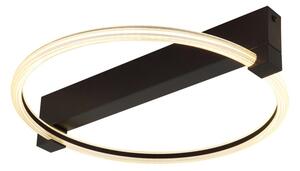 Globo 48050DS LED přisazené stropní svítidlo FLETCHER | 15W integrovaný LED zdroj | 1320lm | 3000K | černá