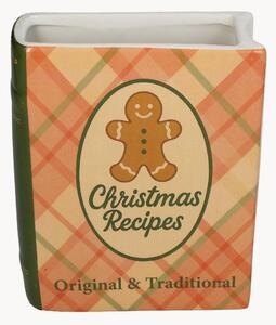 Váza z dolomitu Christmas Recipes, V 18 cm