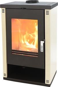Kamna na dřevo Verso Theia White 9kw A+