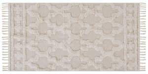 Bavlněný koberec 80 x 150 cm béžový SULUOVA