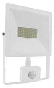 ACA Lighting bílá SENSOR LED SMD reflektor IP66 50W 3000K 4000Lm 230V Ra80 Q5030WS