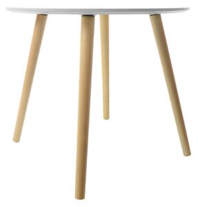 Konferenční stolek ROUND - bílý