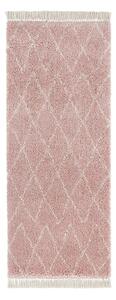 Růžový běhoun Mint Rugs Jade, 80 x 200 cm