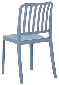 Sada 2 zahradních židlí modrá SERSALE