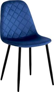 Židle Orlando Velvet navy blue