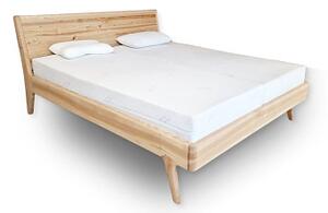 Postel dvoulůžko LAGO Buk 200x220 - dřevěná designová postel z masivu