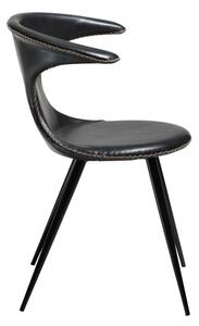 Černá koženková židle DAN-FORM Denmark Flair