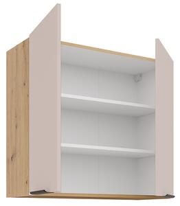 SOLEA k | horní kuchyňská skříňka 80 G-72 2F policová | 80 cm | artisan/kašmír | VÝBĚR ÚCHYTŮ