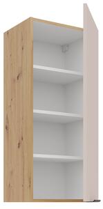 SOLEA k | horní kuchyňská skříňka 40 G-90 1F policová | 40 cm | VYSOKÁ | artisan/kašmír | VÝBĚR ÚCHYTŮ